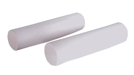 זוג כריות נוי גליל | צבע לבן