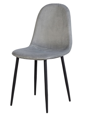 כסא רומא מרופד אפור