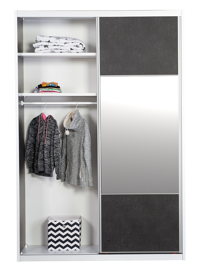 ארון ילדים הזזה דניאל עם חצי מראה | רוחב 160