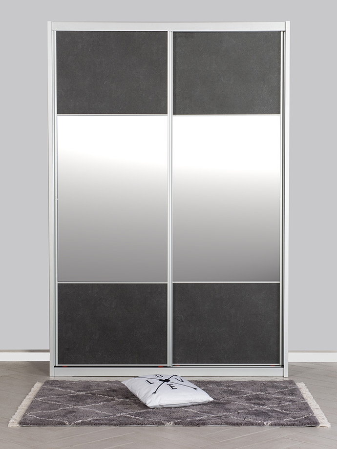 ארון ילדים הזזה דניאל עם חצי מראה | רוחב 160