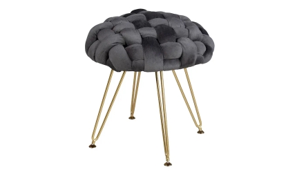 הדום קלוע אפור | רגלי מתכת