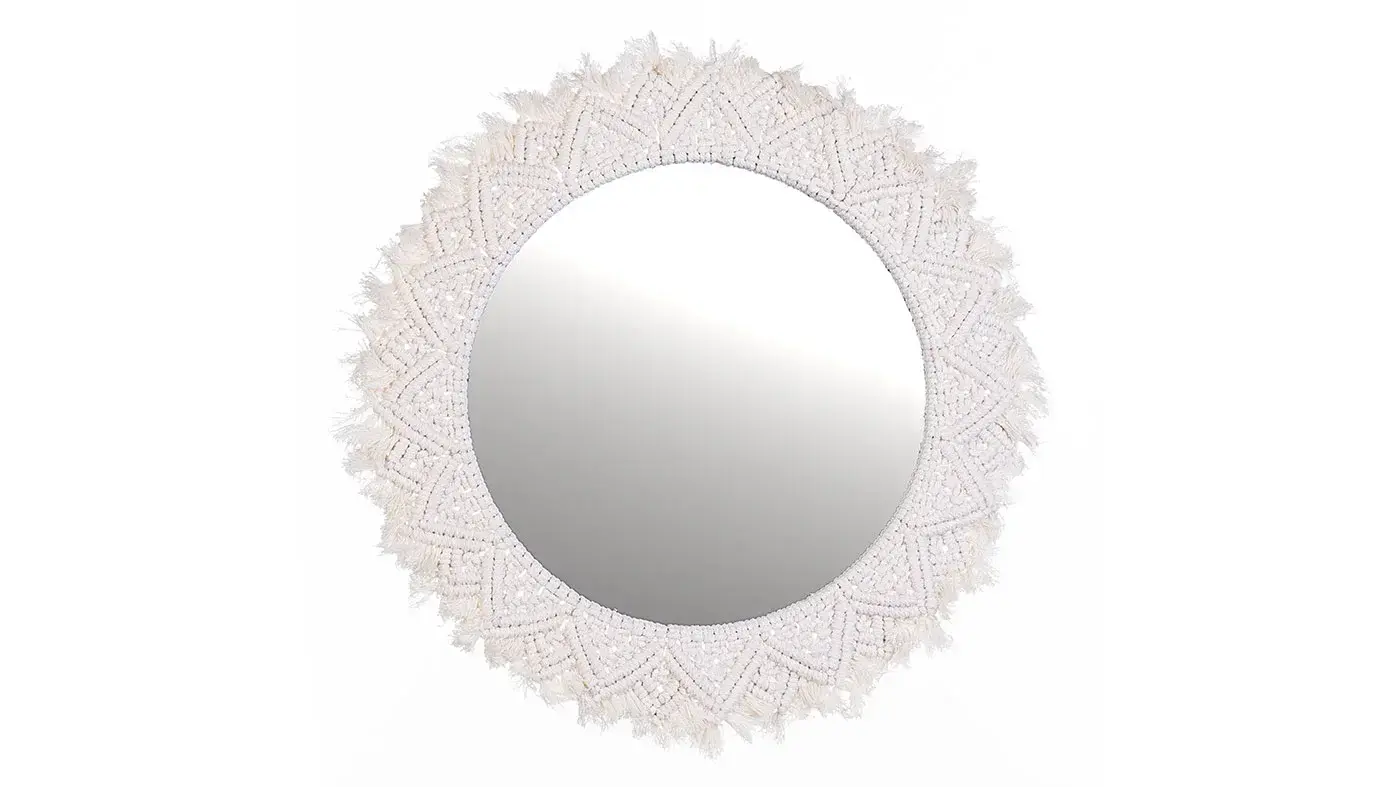 מראה עגולה מקרמה