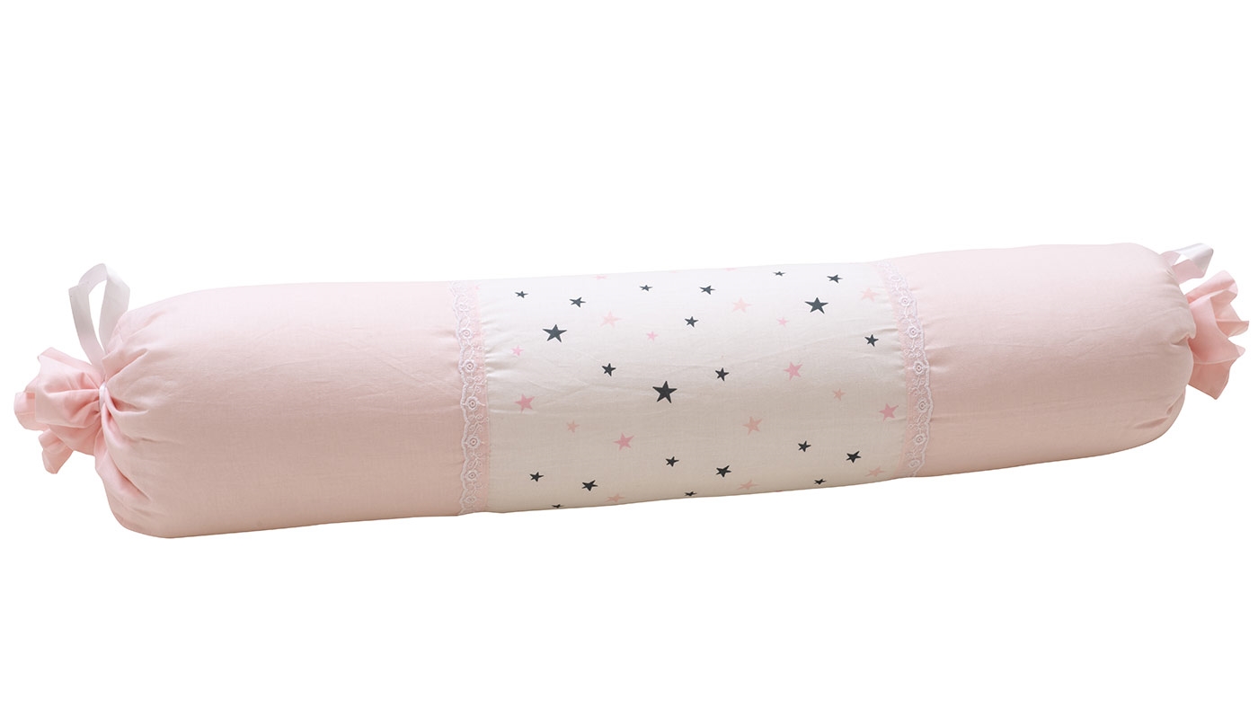 כרית סוכריה | כוכבים ורוד