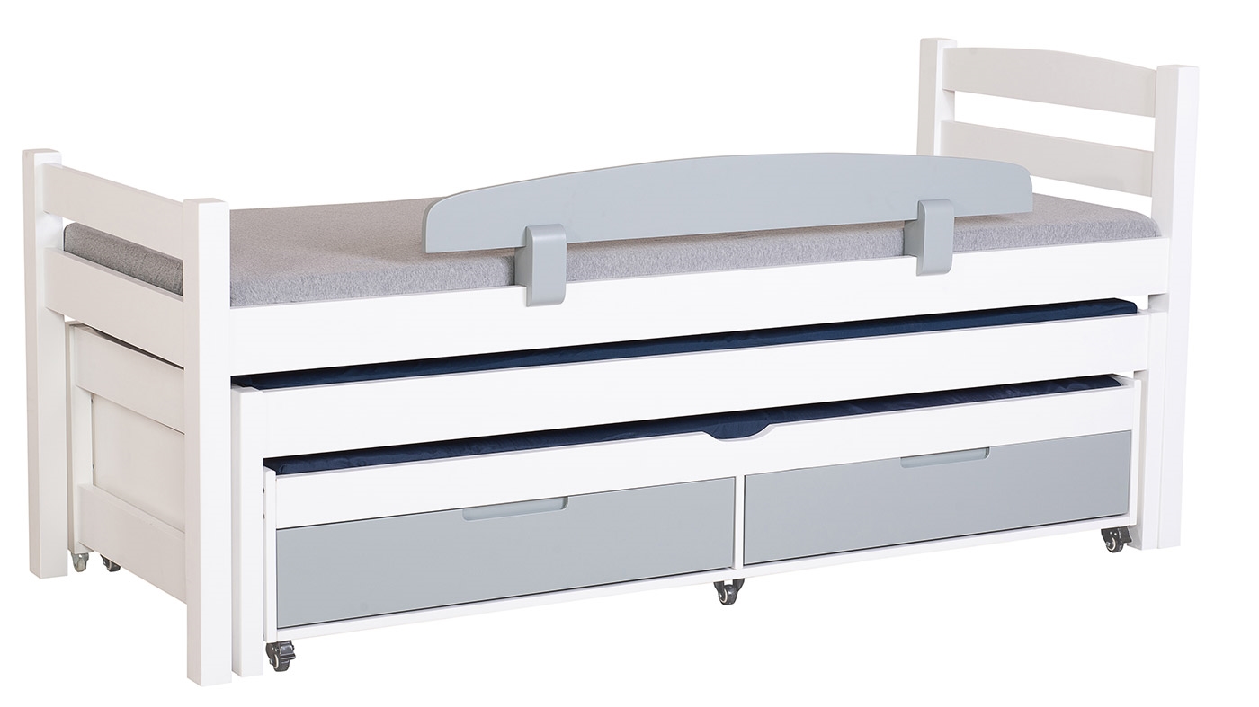 מיטת ילדים אופיר משולשת (עם מגירות)