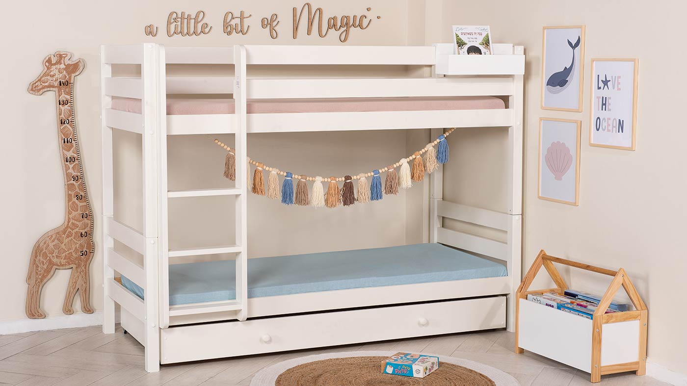 מיטת קומותיים מיקה נמוכה - סניף קרית אתא