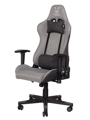 כסא גיימינג TITANIUM | אפור שחור