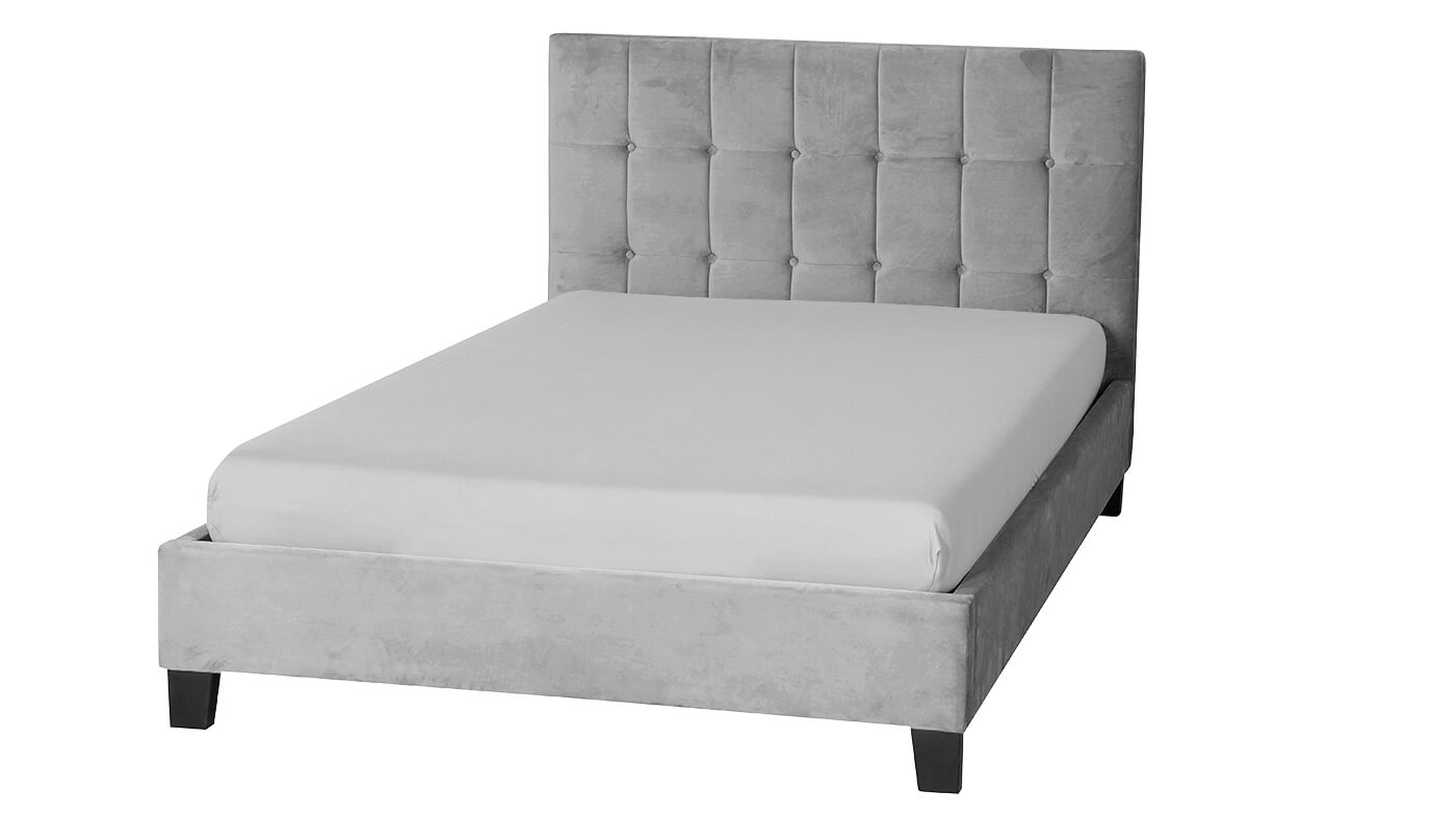 מיטה מרופדת וחצי גאיה | צבע אפור