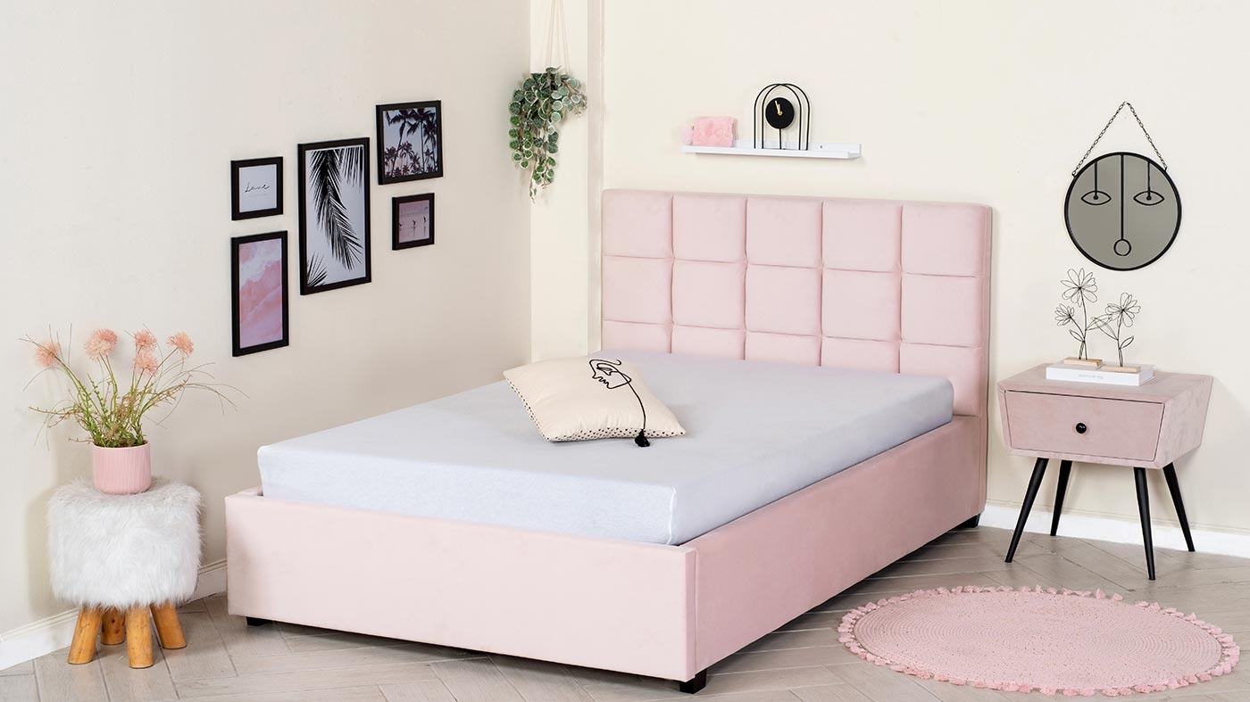 מיטת ילדים מרופדת עומר וחצי