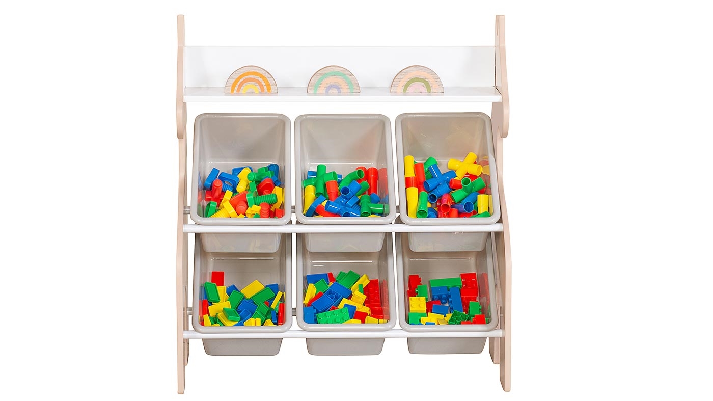 ארגונית צעצועים חד קרן עם קופסאות
