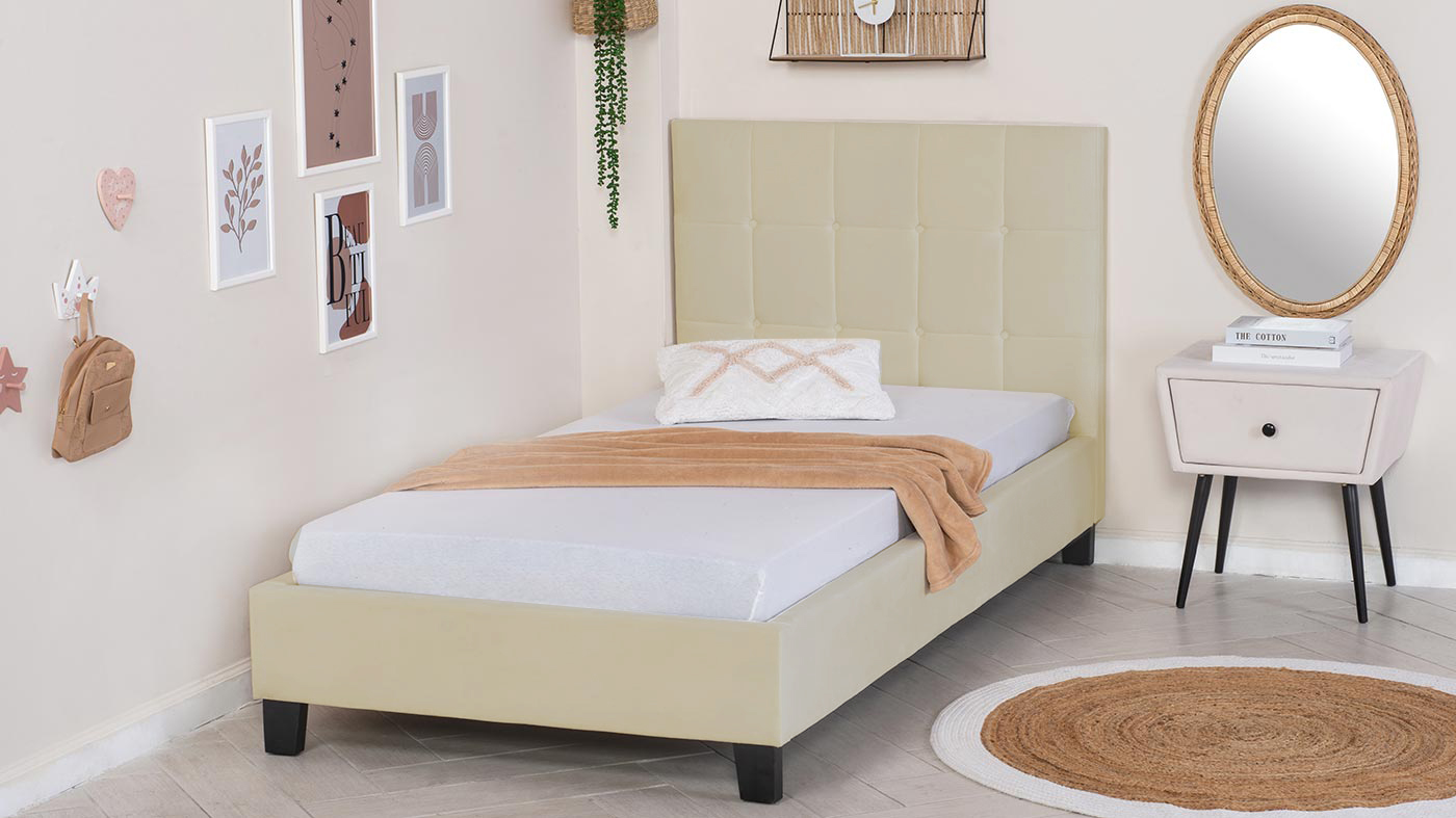 מיטת ילדים מרופדת גאיה ללא מזרן