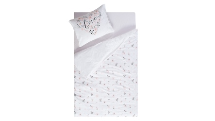 סט מצעים למיטת יחיד - כותנה