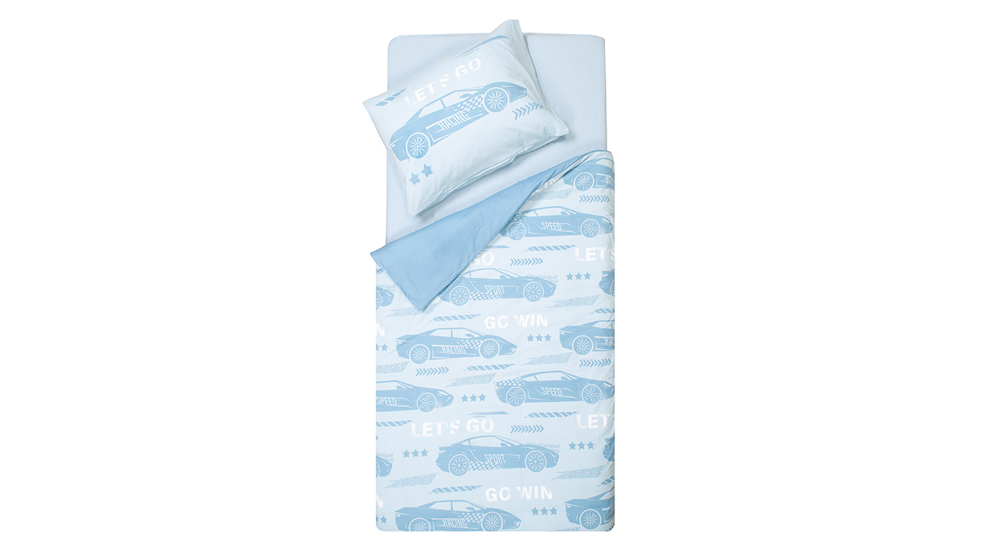 סט מצעים למיטת יחיד | RACE