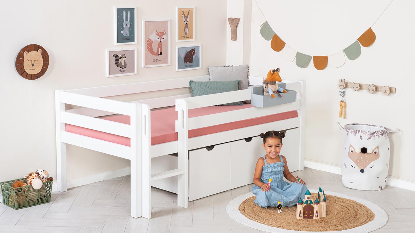 מיטת ילדים מוגבבהת יובל