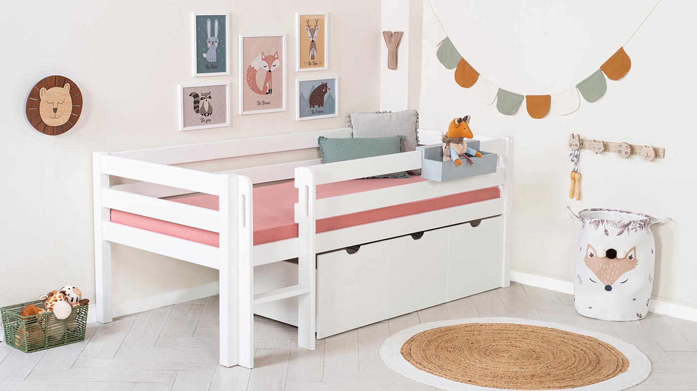 מיטת ילדים מוגבבהת יובל