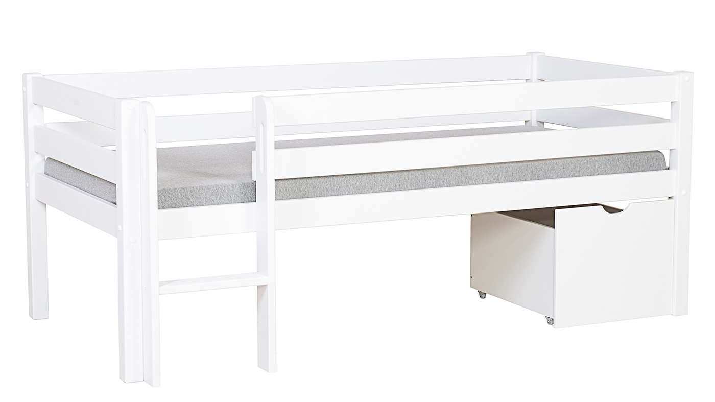 מיטת ילדים יובל מוגבהת (ללא מגירות אחסון)