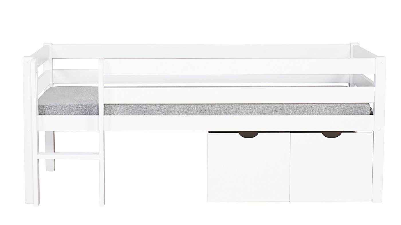 מיטת ילדים יובל מוגבהת (ללא מגירות אחסון)