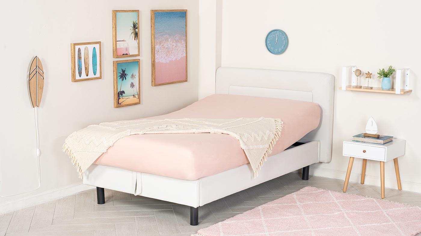 מיטת נוער מתכווננת COMFORT כולל ארגז (ראש מיטה גבוה)