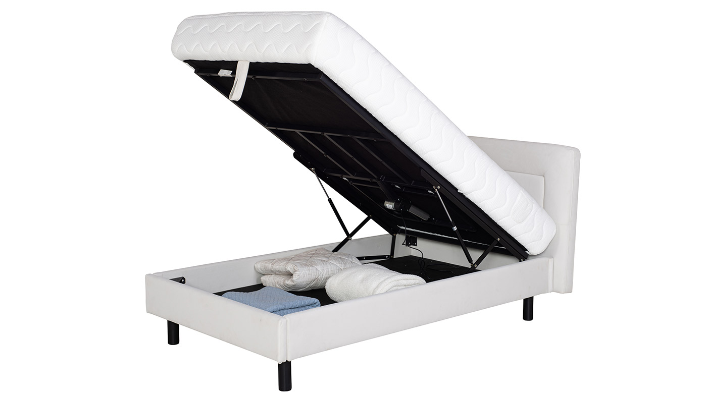 מיטת נוער מתכווננת COMFORT כולל ארגז (ראש מיטה גבוה)