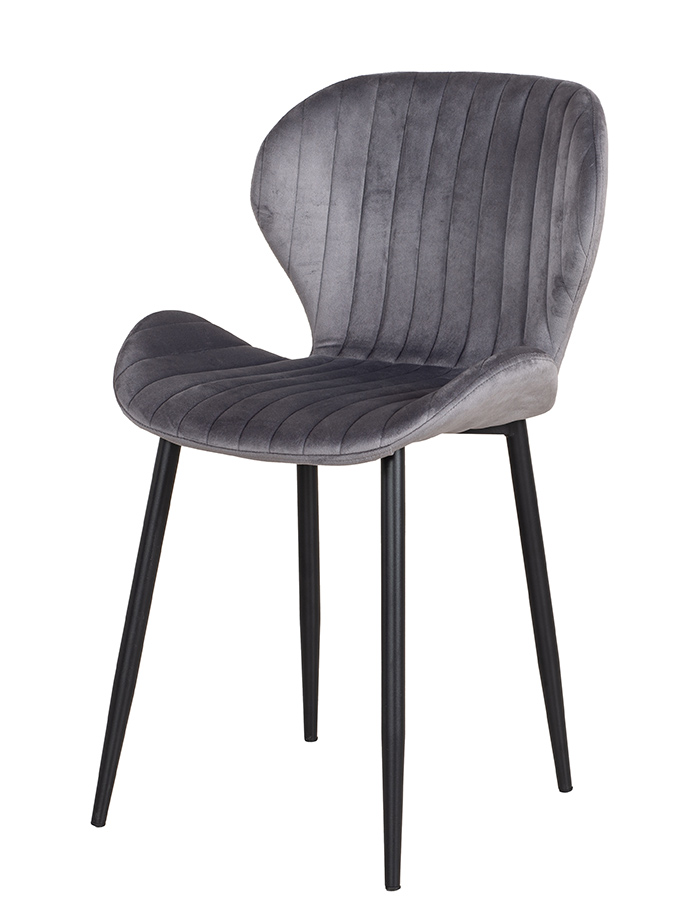 כסא לונדון | אפור פסים