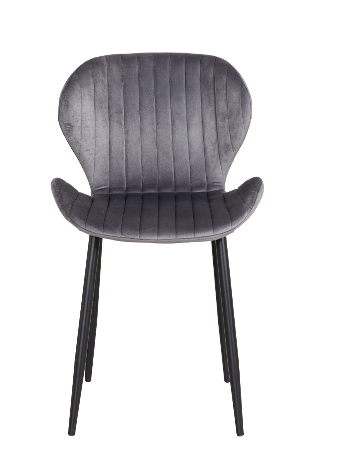 כסא לונדון | אפור פסים