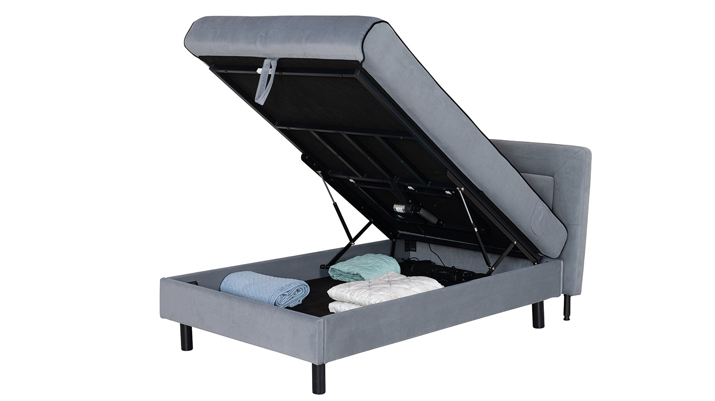 מיטת נוער מתכווננתPLAY כולל ארגז (ראש מיטה גבוה)