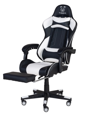 כסא גיימינג space עם הדום נשלף ותאורת LED