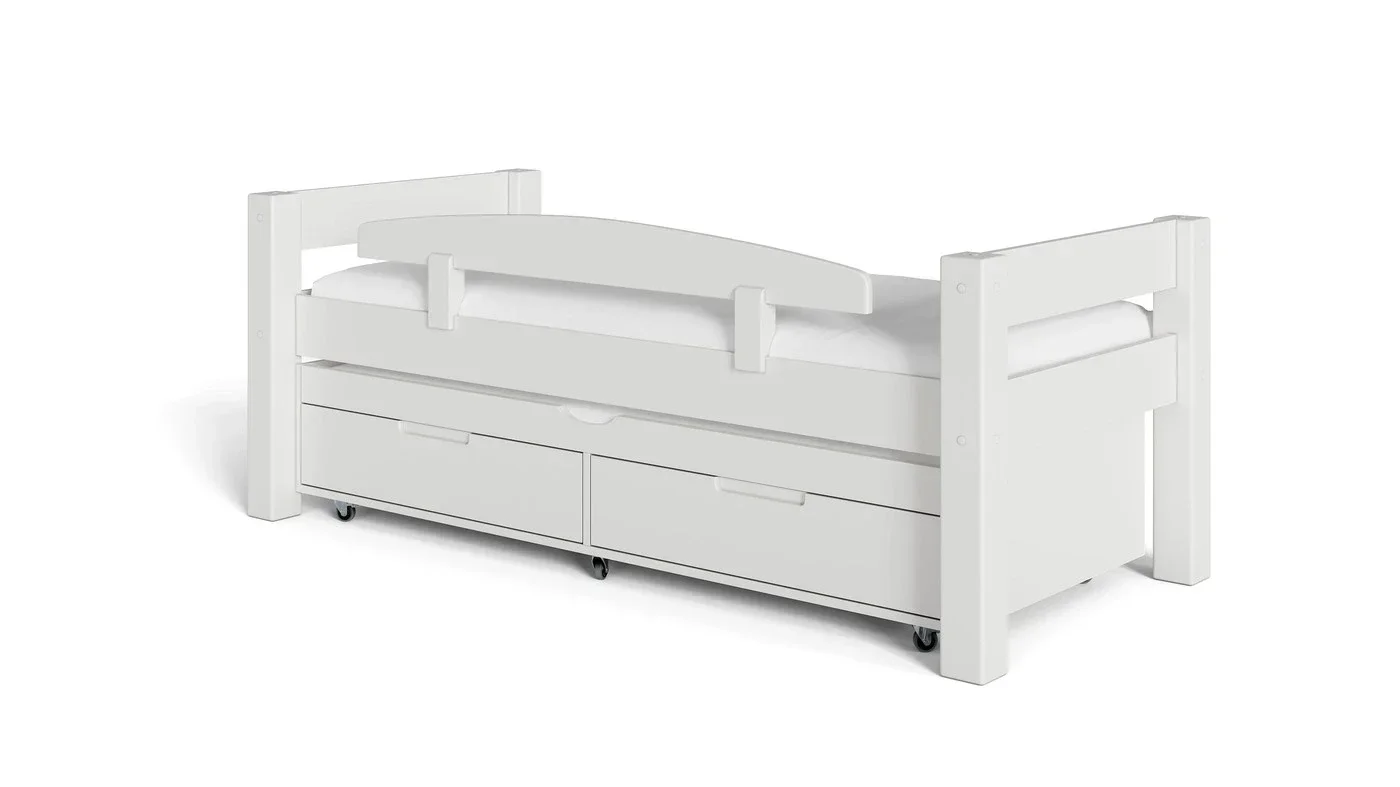 מיטת ילדים טורה רוחב 90 ס"מ | צבע לבן