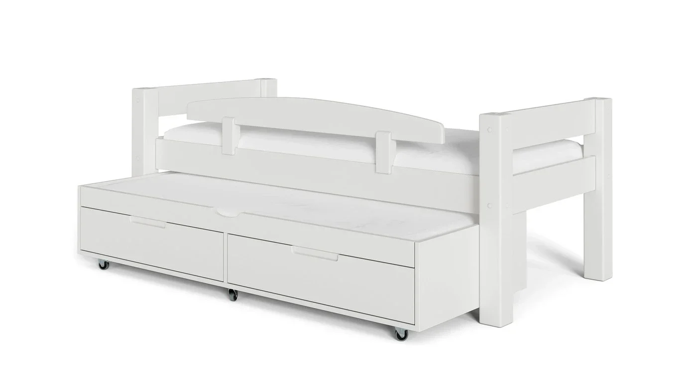 מיטת ילדים טורה רוחב 90 ס"מ | צבע לבן