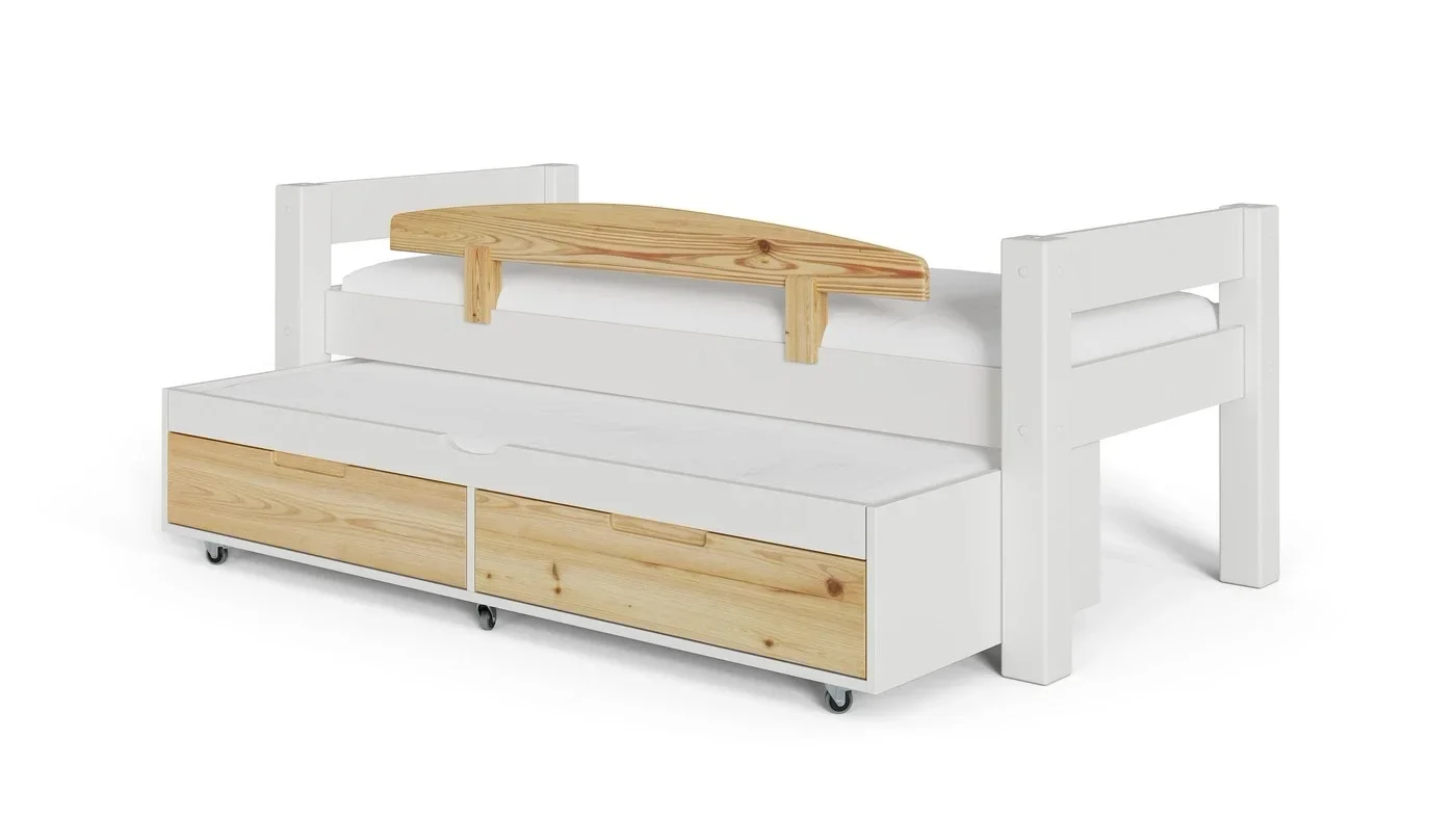 מיטת ילדים טורה רוחב 90 ס"מ | צבע לבן