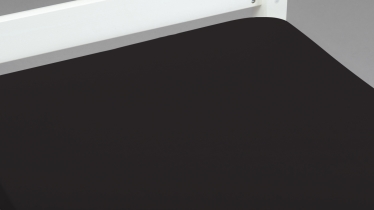 סדין למיטה וחצי בצבע שחור