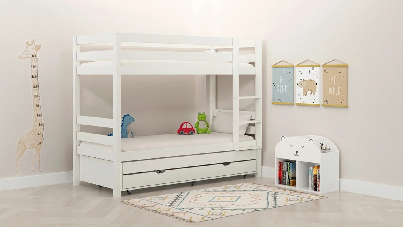 מיטת קומותיים מיקה מרובעת