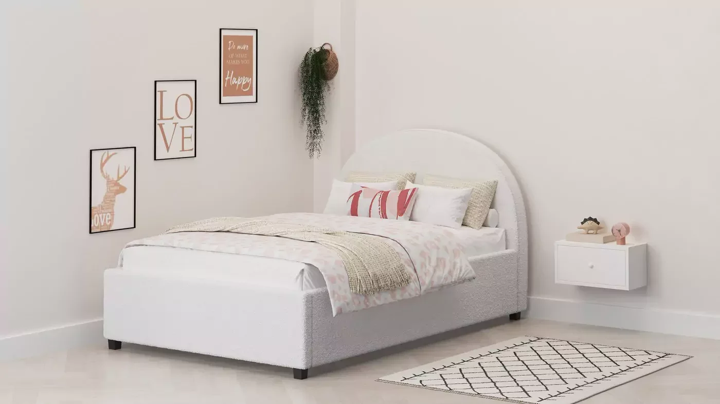 מיטת נוער מרופדת מון וחצי