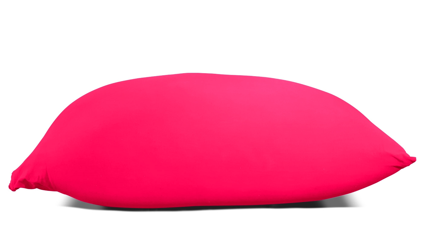 פוף ילדים זוגי בד לייקרה בצבע ורוד פוקסיה