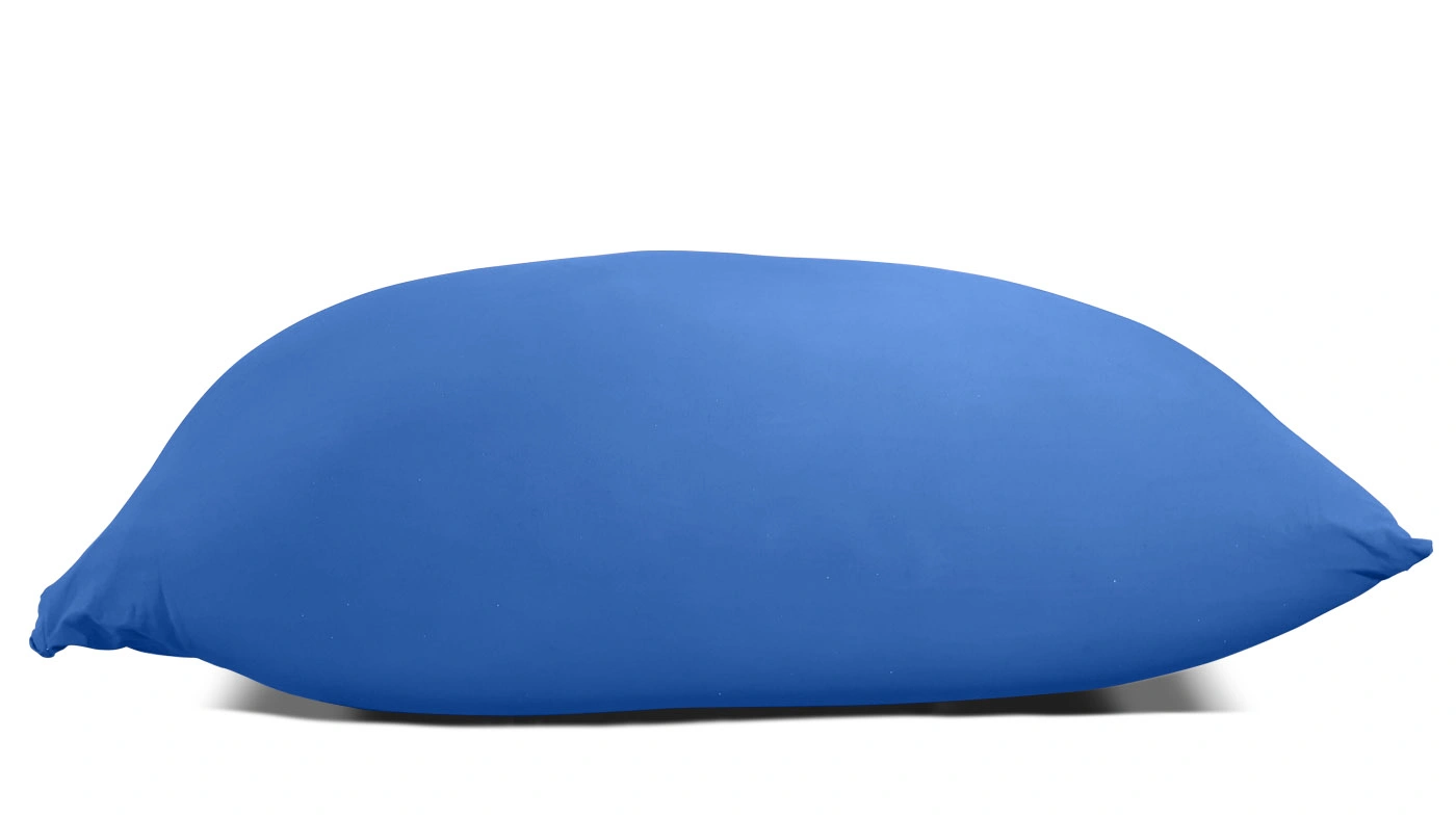 פוף ילדים זוגי בד לייקרה בצבע כחול רויאל