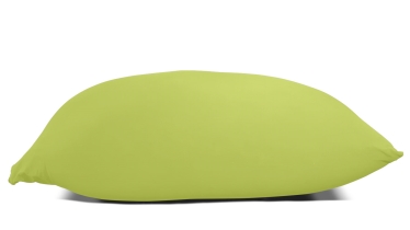 פוף ילדים זוגי בד לייקרה בצבע ירוק