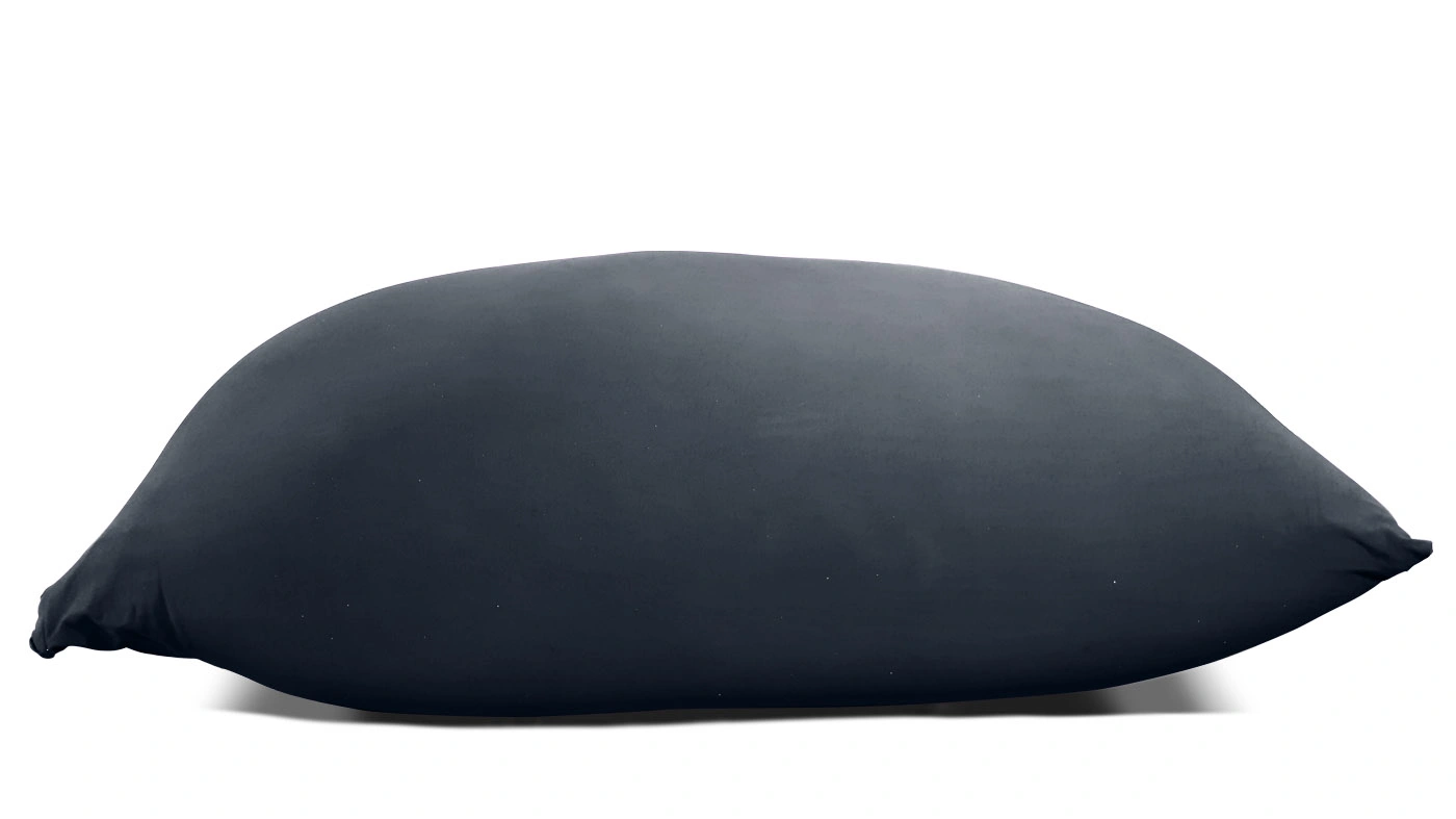 פוף ילדים זוגי בד לייקרה בצבע שחור