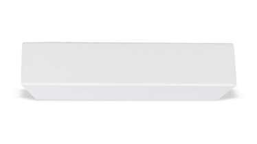 ידית מלבנית בצבע לבן