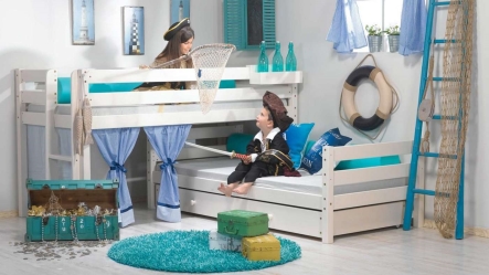 שילוב מיטות L