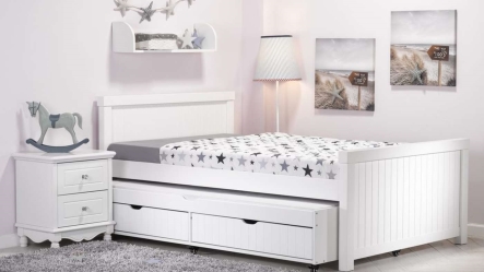 מיטת שחר וחצי עם מיטת חבר - סניף רמת גן