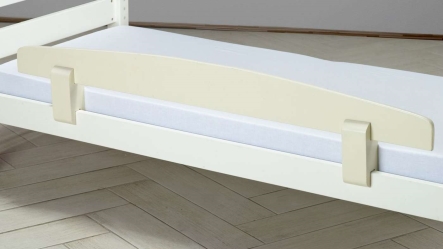 מעקה נשלף למיטה בצבע שמנת