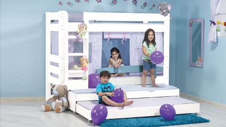 מיטת קומותיים טורה מרובעת