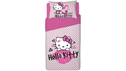 סט מצעים לילדים למיטת יחיד | הלו קיטי