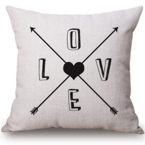 כרית נוי מודפסת חיצים