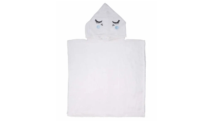 מגבת פונצ'ו מבמבוק  (לחיים כחולות)