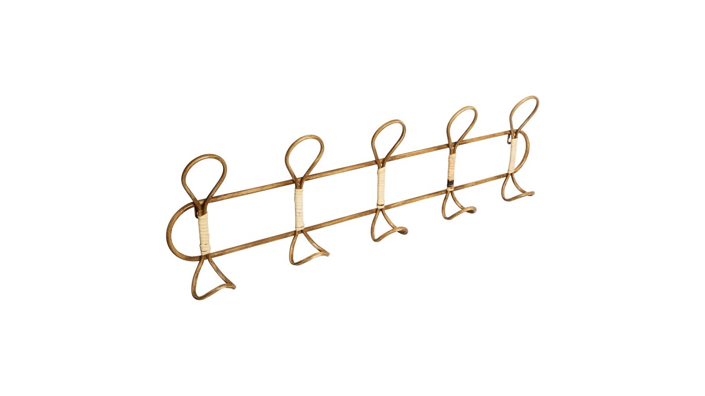 מתלה 5 ווים במבוק