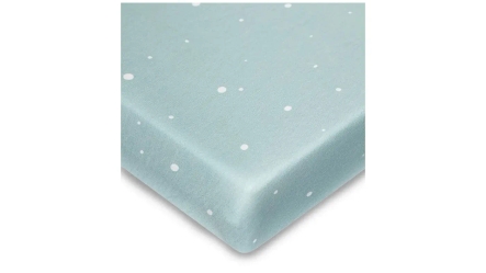 סדין כותנה למיטת תינוק | גלקסי כחול