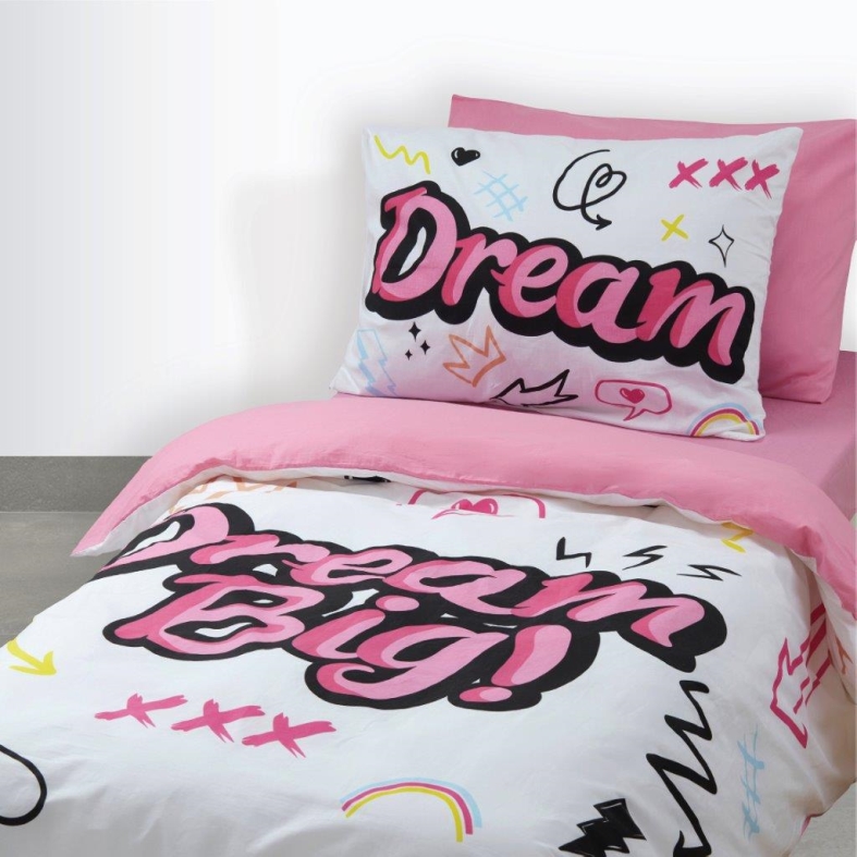 סט מצעים למיטת יחיד פינקי