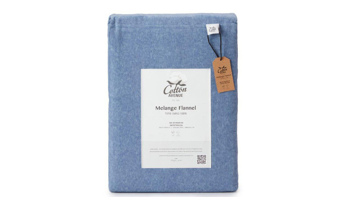 סט מצעים יחיד | כחול מלאנג'