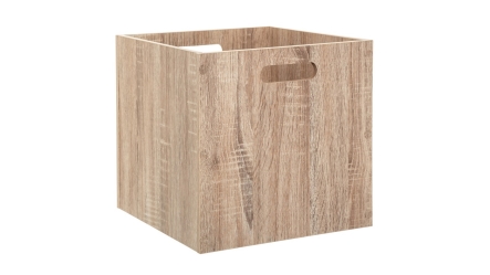 קופסת אחסון פתוחה עץ