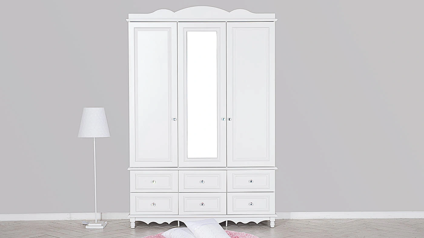 ארון רומי 3 דלתות עם מראה - סניף קרית אתא